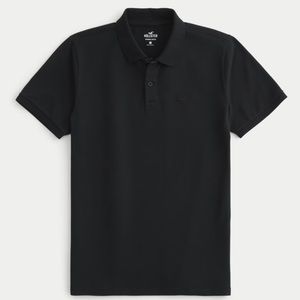 Hollister Black Icon Polo - Small